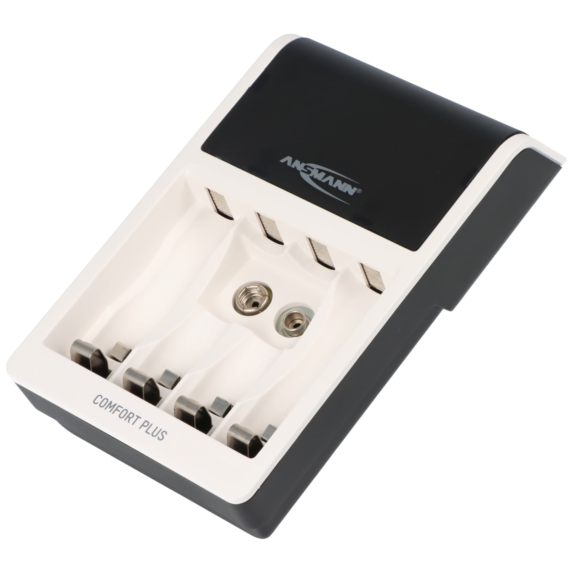 Chargeur rapide Ansmann Comfort Plus pour 1 à 4 piles NiMH Micro AAA, Mignon AA, NiMH 9 V E-Block